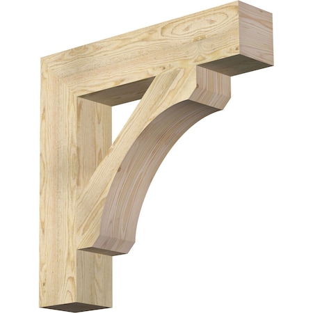 Legacy Block Rough Sawn Bracket, Douglas Fir, 6W X 30D X 30H